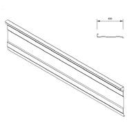 6' SIDE PANEL - ZINC - 400 HIGH (PANEL ONLY)