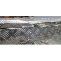Rhino Large Aluminium Checker Plate Toolbox - 1100mm x 370mm x 400mm